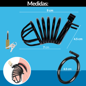 funda para pene cinturón castidad som064